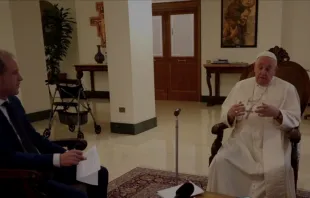 Papa Francisco en entrevista. Foto: Captura video ABC 
