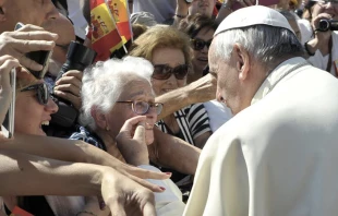 Imagen referencial. El Papa Francisco en el Vaticano. Foto: Vatican Media 