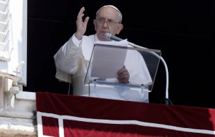 El Papa Francisco en el rezo del u00c1ngelus. Foto: Vatican Media 