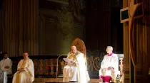 Homilía del Papa Francisco en Asti. Crédito: Daniel Ibáñez/ACI Prensa