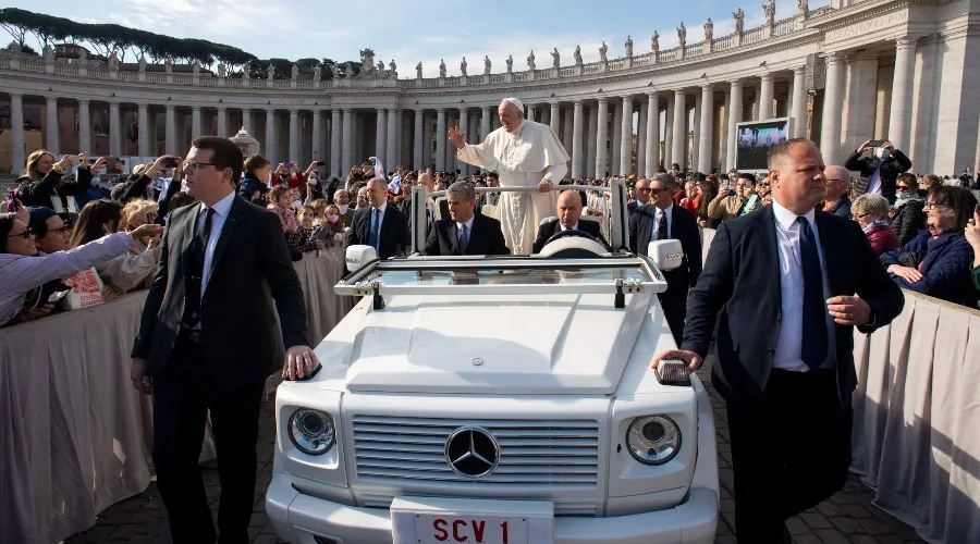 Papa Francisco en Audiencia General. Crédito: Vatican News?w=200&h=150