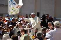 El Papa Francisco en la Audiencia General / Foto: Daniel Ibáñez (ACI Prensa)