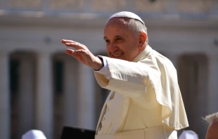 El Papa Francisco durante la Audiencia General / Foto: Daniel Ibu00e1u00f1ez (ACI Prensa) 