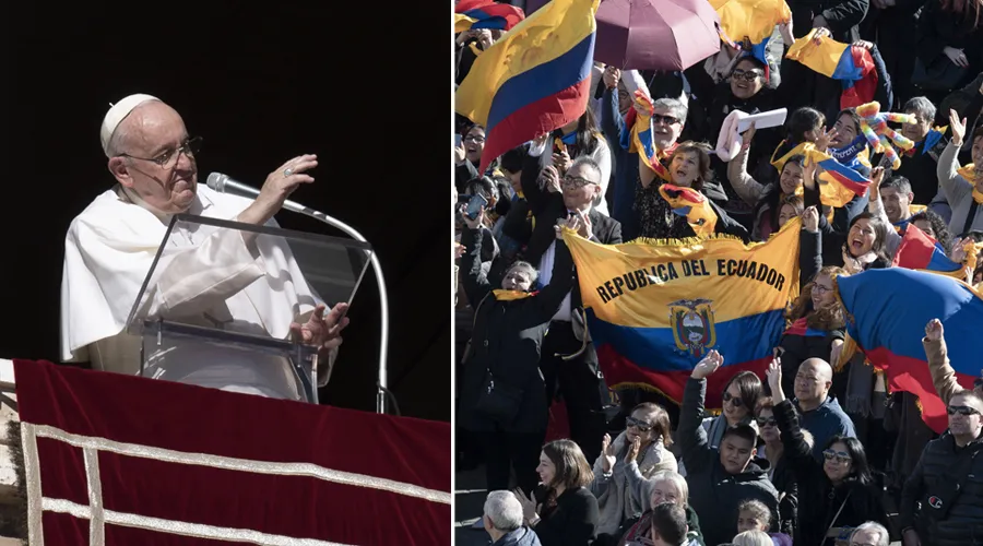 Papa Francisco. Fieles de Ecuador. Crédito: Vatican Media?w=200&h=150
