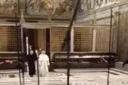 El Papa Francisco hace visita sorpresa al Coro de la Capilla Sixtina