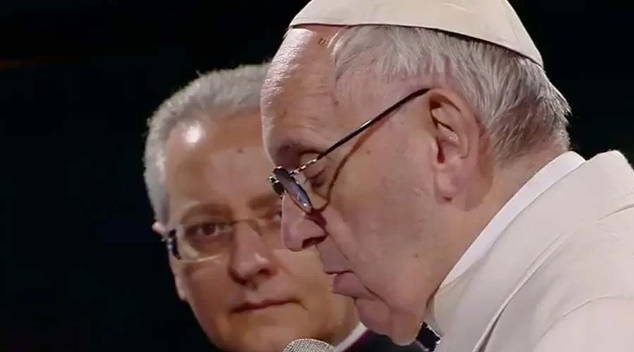 Papa Francisco en Vía Crucis de Viernes Santo 2018. Foto: Vatican News / ACI Prensa.?w=200&h=150