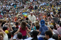El Papa Francisco hoy en la Audiencia General. Foto: Daniel Ibu00e1u00f1ez / ACI Prensa