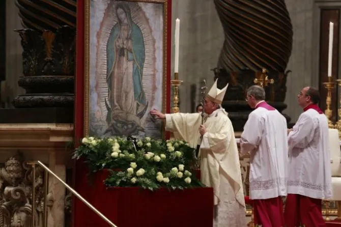 Virgen de Guadalupe derriba ídolos e ideologías mundanas, dice Papa Francisco