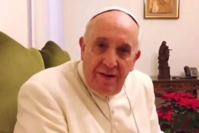 [VIDEO] Con un smartphone el Papa Francisco pide rezar por el milagro de la unidad de los cristianos