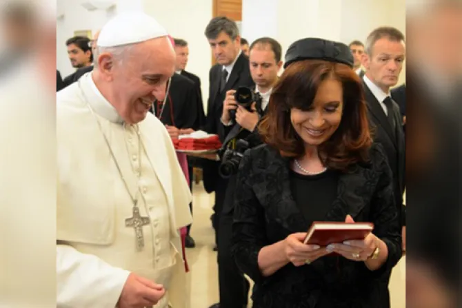 [VIDEO] El Papa Francisco y Cristina Fernández dialogaron sobre situación de Argentina