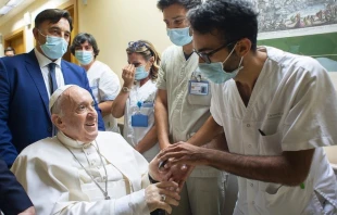 Imagen referencial del Papa Francisco en el Hospital Gemelli de Roma. Cru00e9dito: Vatican Media 