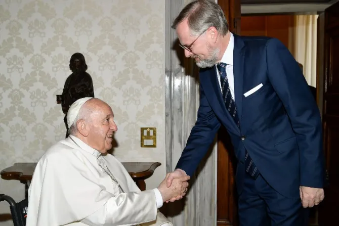 El Papa Francisco recibe al Primer Ministro de la República Checa en el Vaticano