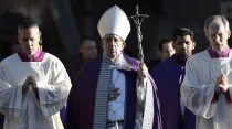 Imagen referencial. Procesión del miércoles de ceniza en 2017. Foto: Vatican Media