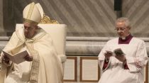 Papa Francisco en el Te Deum. Foto: Alan Koppschall / ACI Prensa