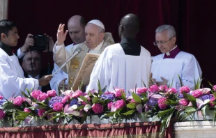 Papa Francisco en Bendiciu00f3n Urbi et Orbi de Pasqua. (Foto de archivo). Foto: Vatican Media 