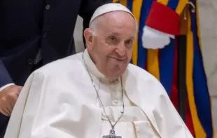 Papa Francisco en silla de ruedas/Imagen referencial. Crédito: Vatican Media 