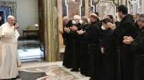 Papa Francisco recibe a Agustinos Recoletos. Foto: Vatican Media