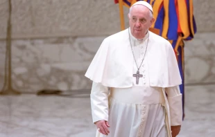 Papa Francisco en la Audiencia General. Foto: Pablo Esparza / ACI Prensa 