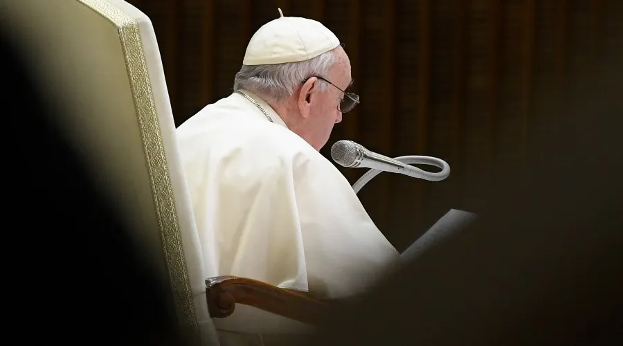El Papa Francisco en la Audiencia General de este miércoles. Crédito: Vatican Media?w=200&h=150
