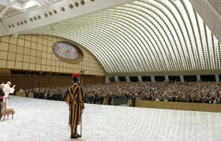 El Papa Francisco en la audiencia con empresarios italianos. Cru00e9dito: Vatican Media 