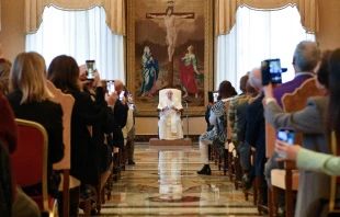 Discurso del Papa Francisco ante miembros de FOCSIV. Cru00e9dito: Vatican Media 