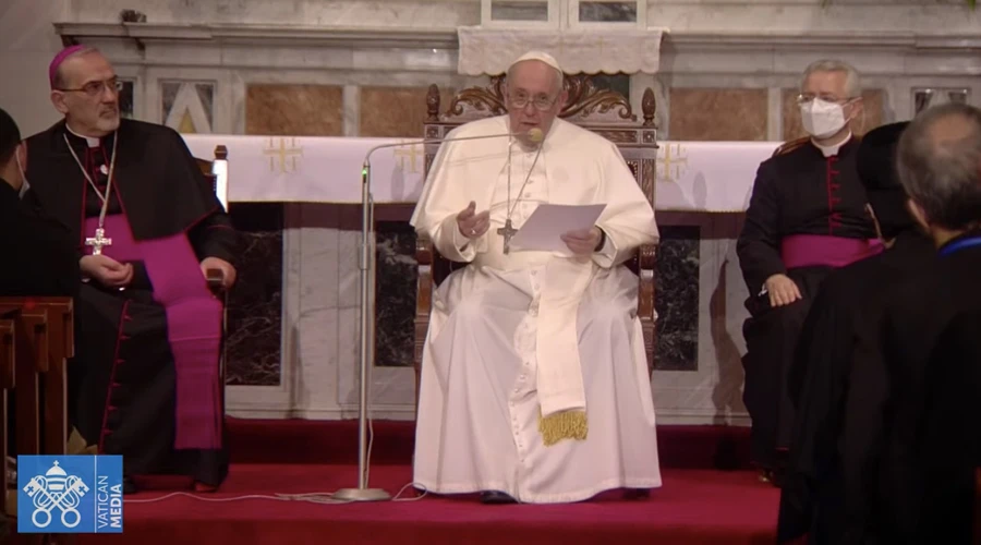 Papa Francisco en encuentro ecuménico en Chipre. Foto: Captura Vatican Media?w=200&h=150