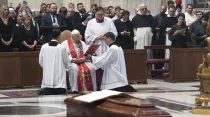 Papa Francisco en el funeral del Cardenal Jozef Tomko. Crédito: Vatican Media