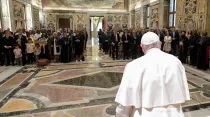 Audiencia del Papa Francisco con Institutos Seculares. Crédito: Vatican Media