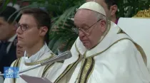 El Papa Francisco en Misa por aniversario del Concilio. Crédito: Vatican Media