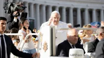 Imagen referencial del Papa Francisco. Crédito: Daniel Ibáñez/ACI Prensa.
