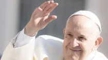 El Papa Francisco en el Vaticano. (Foto de archivo). Crédito: Daniel Ibáñez / ACI Prensa