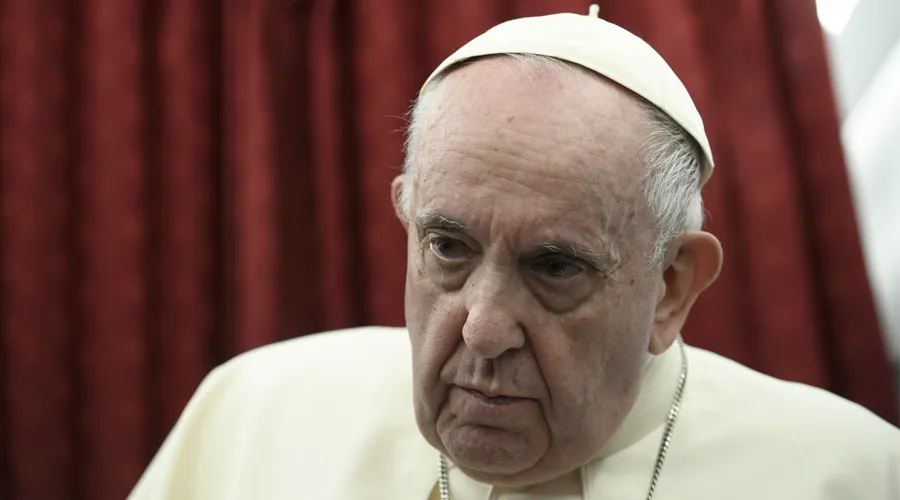 Imagen referencial. Papa Francisco serio. Foto: Vatican Media