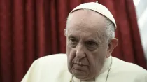 Imagen referencial. Papa Francisco serio. Foto: Vatican Media
