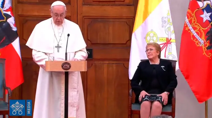 El Papa en su discurso ante las autoridades de Chile?w=200&h=150