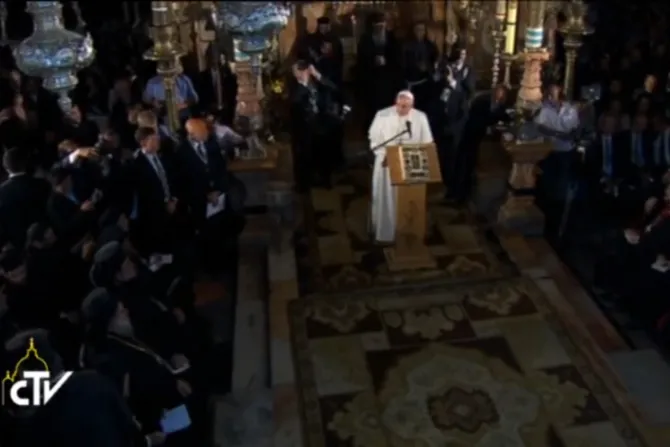 [VIDEO Y TEXTO] Discurso del Papa Francisco en encuentro ecuménico en la Basílica del Santo Sepulcro