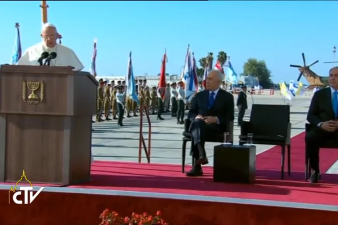 [VIDEO Y TEXTO] Discurso del Papa Francisco en la ceremonia de bienvenida en Tel Aviv, Israel