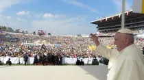 Papa Francisco durante el encuentro con los jóvenes en México / Foto: L'Osservatore Romano