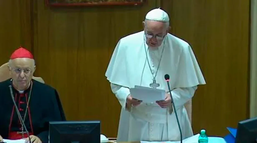 Papa Francisco: Sínodo no es “congreso” sino la Iglesia que ve la realidad con ojos de fe 