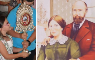 Louis Martin y Maria Zelie Guu00e9rin (Foto: Daniel Ibu00e1u00f1ez - ACI Prensa / Niu00f1a Carmen Pu00e9rez (Foto: Familia Pu00e9rez) 