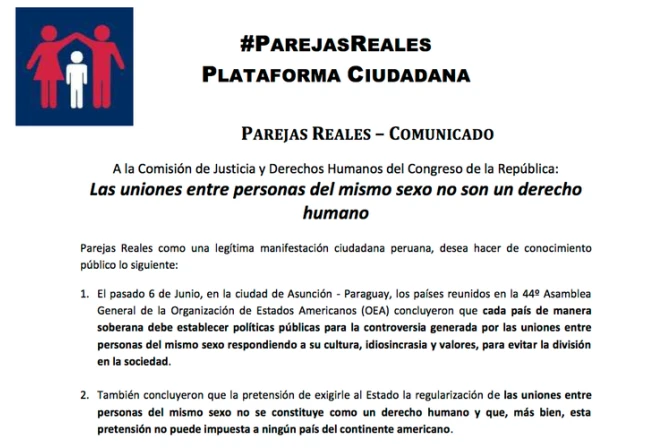 Parejas Reales: El “matrimonio” gay no es un derecho humano