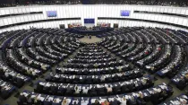 Interior del Parlamento Europeo. Crédito: Twitter COMECE