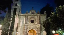 Exterior de la Parroquia San Jerónimo Lídice. Crédito: Facebook oficial.