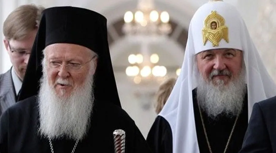 Los Patriarcas Bartolomé I y Kiril en el Kremlin en Rusia. Foto: President of Rusia?w=200&h=150