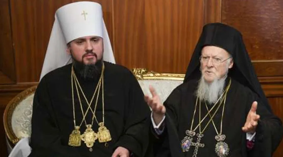 Patriarcas Epiphanius y Bartolomé. Foto: The Presidential Administration of Ukraine (CC BY 4.0)