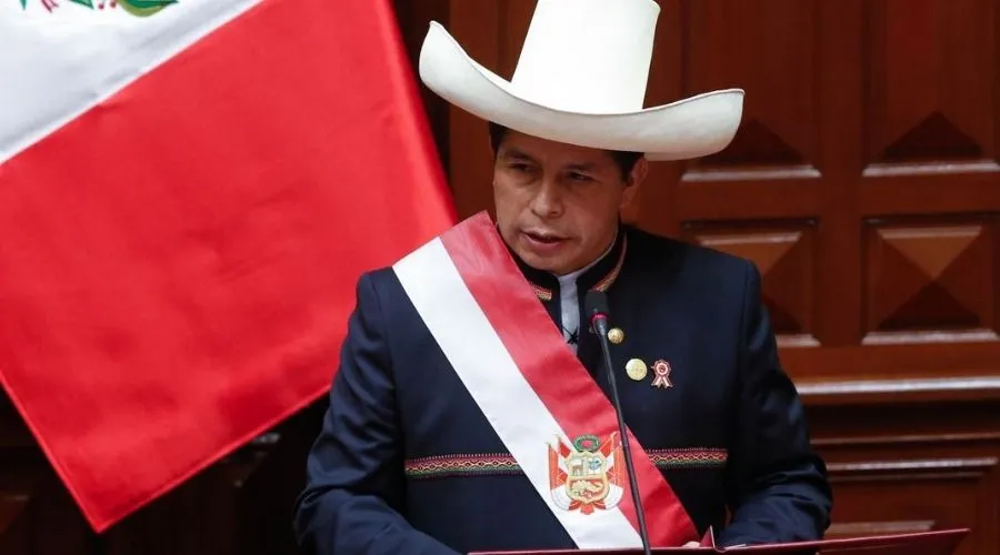 Pedro Castillo, presidente del Perú. Crédito: ANDINA/Prensa Presidencia.