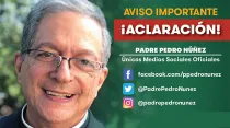 Padre Pedro Núñez / Crédito: Redes sociales oficiales del Padre Pedro Núñez 
