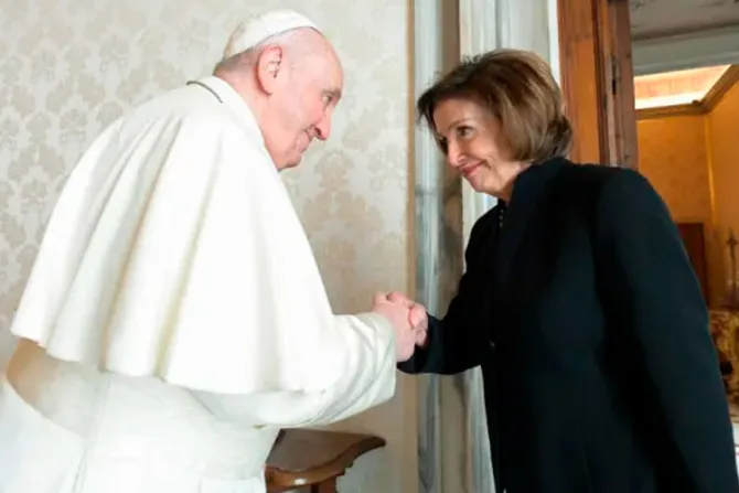Papa Francisco y Nancy Pelosi se reúnen en el Vaticano