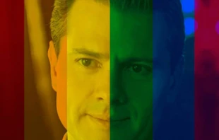 Enrique Peu00f1a Nieto cambiu00f3 por algunas horas su foto en Twitter por esta, con filtro de bandera gay. 