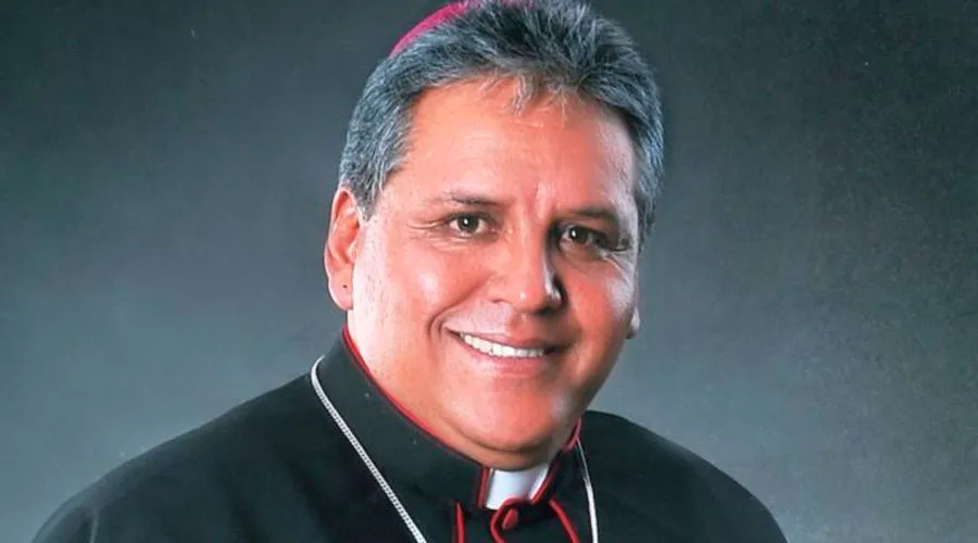 Mons. Percy Lorenzo Galván Flores, Arzobispo electo de La Paz (Bolivia). Crédito: Iglesia Viva