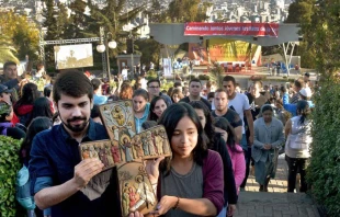 Peregrinaciu00f3n Juvenil Domingo de Ramos en Santiago, Chile / Foto: Comunicaciones Arzobispado de Santiago 